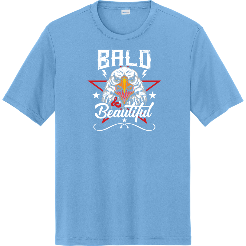 Bald and Beautiful - Carolina Blue