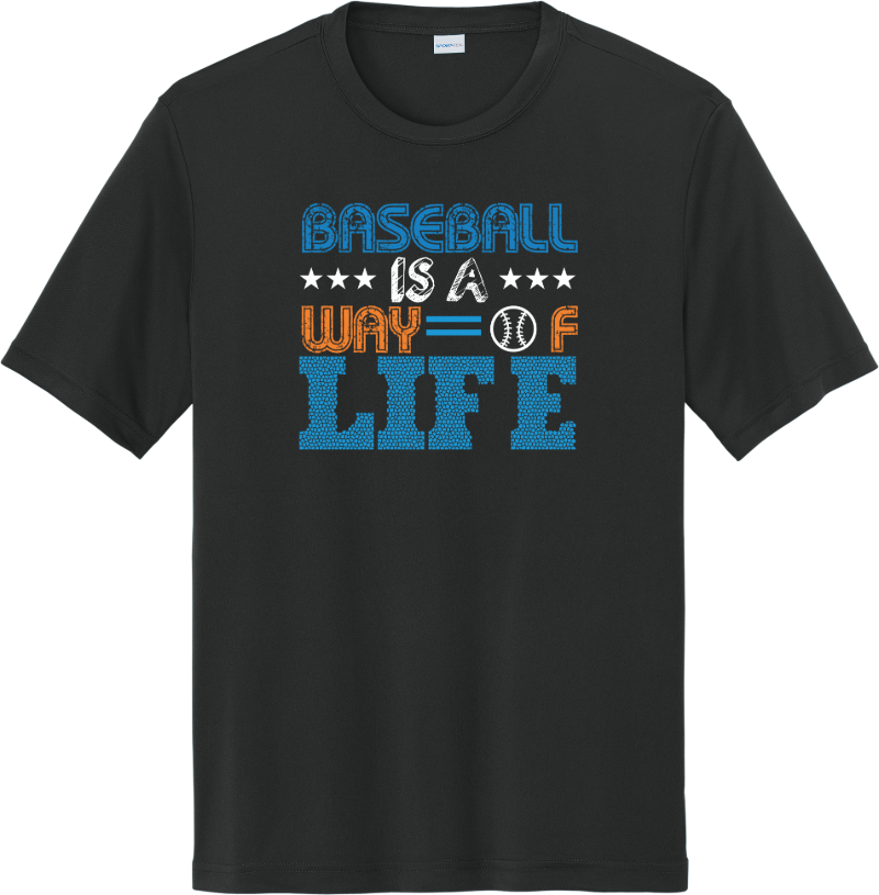 Baseball Is a Way of Life - Black