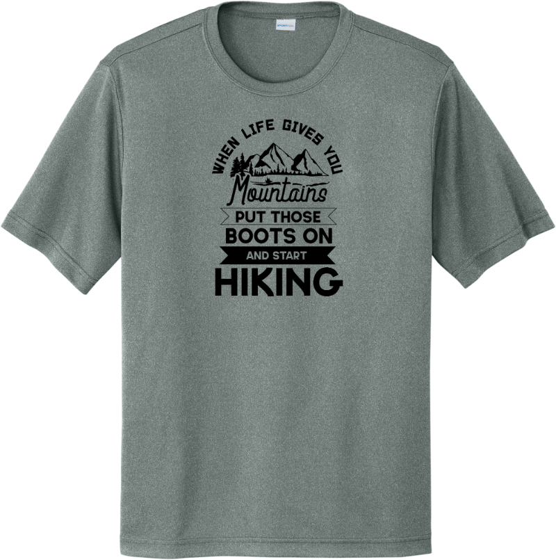 Put Those Boots On - Grey Concrete Heather