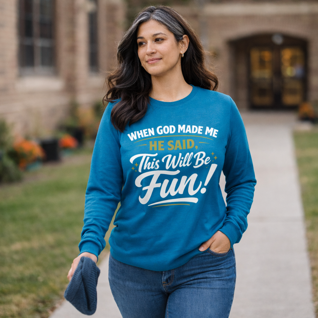 When God Made Me (This Will Be Fun!) - Neon Blue