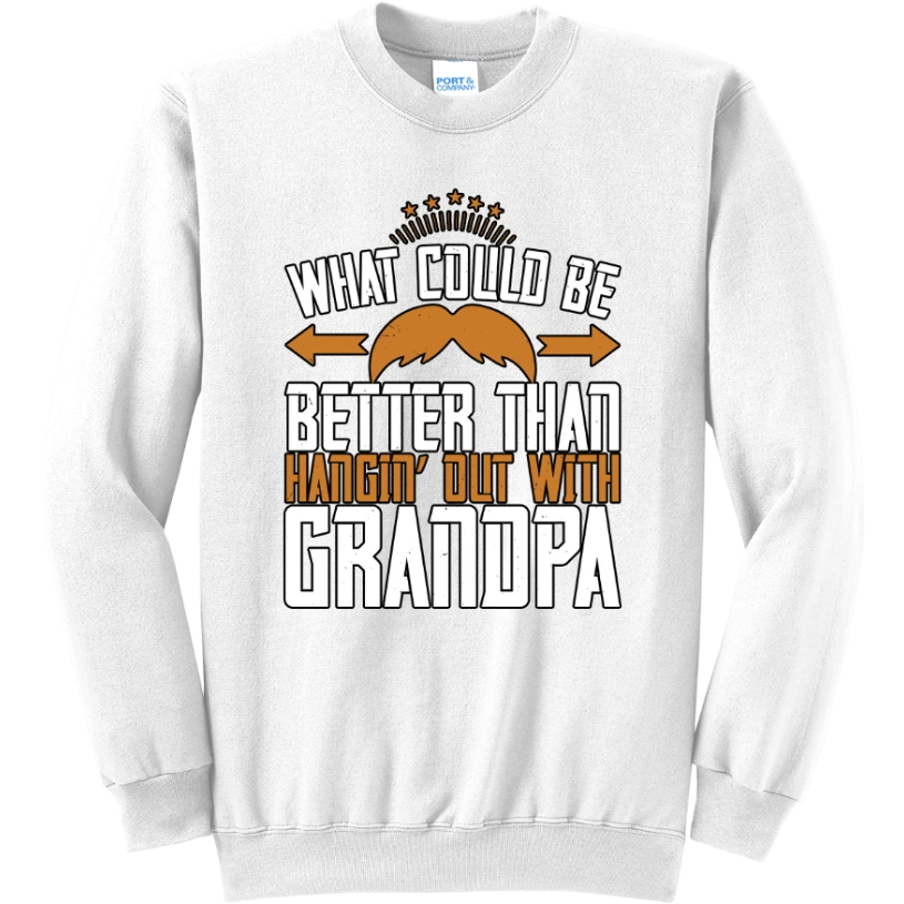 Hadgin’ Out With Grandpa - White