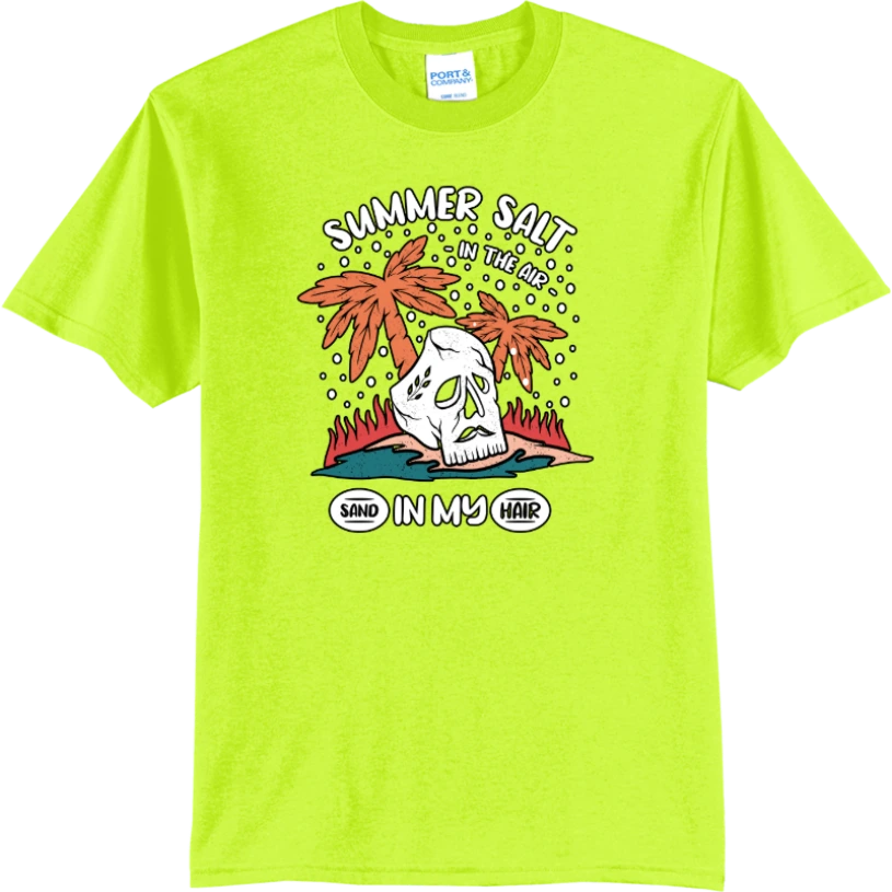 Summer Salt Sand Hair - Safety Green