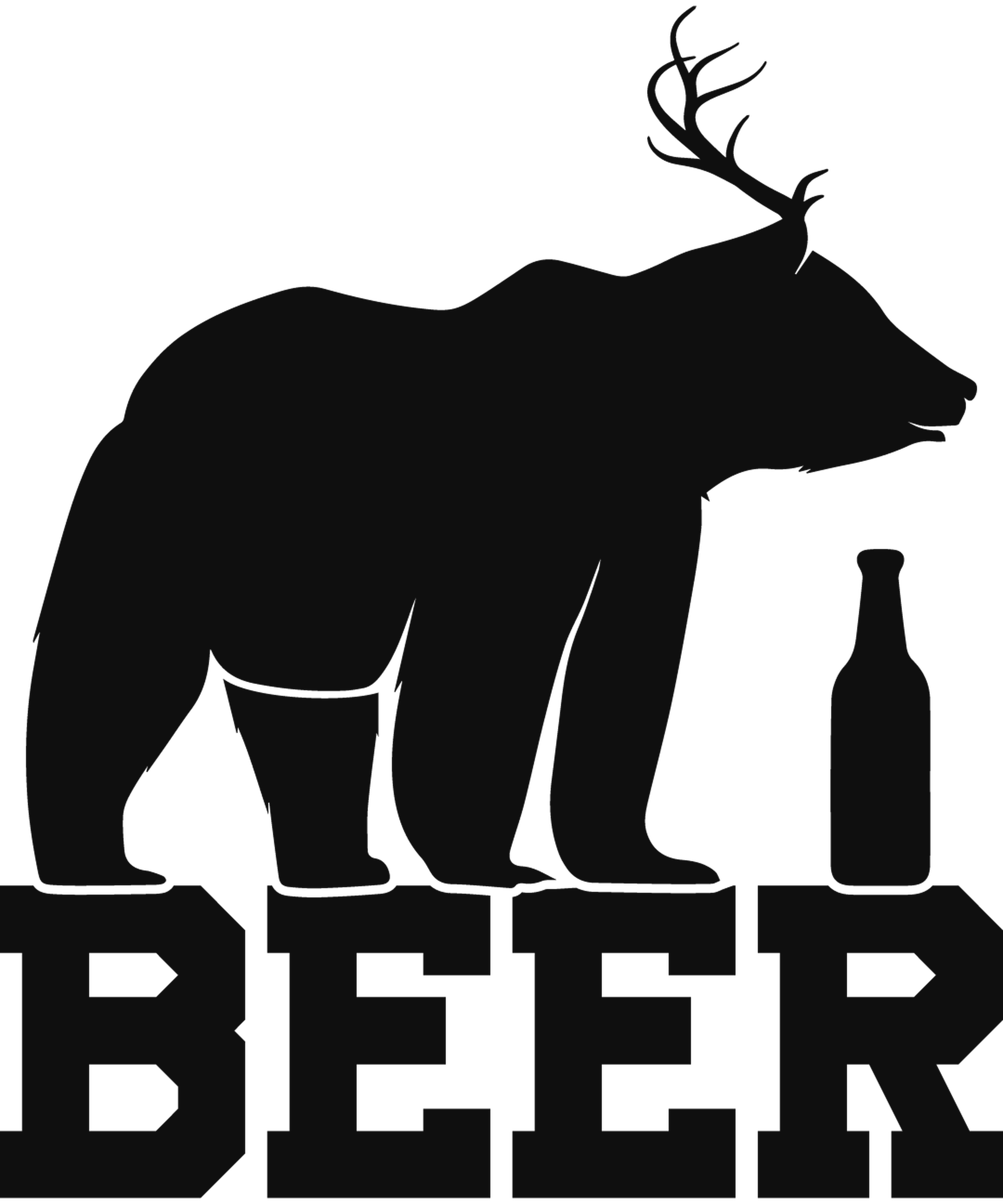 Bear. Beer. Period. Tee